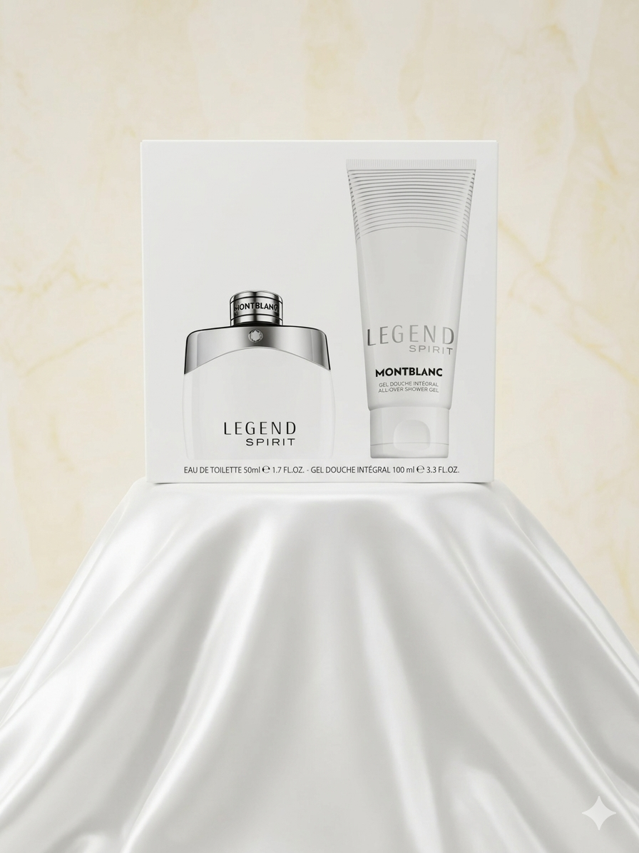 Coffret Montblanc Legend Spirit- EDT 50ml et gel douche 100ml pour Homme