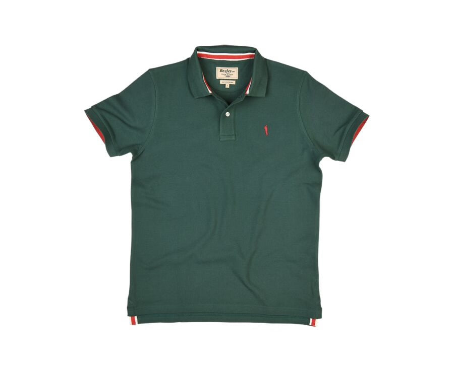 Polo Vert Foncé - ANDY II - Coupe ajustée - Bexley