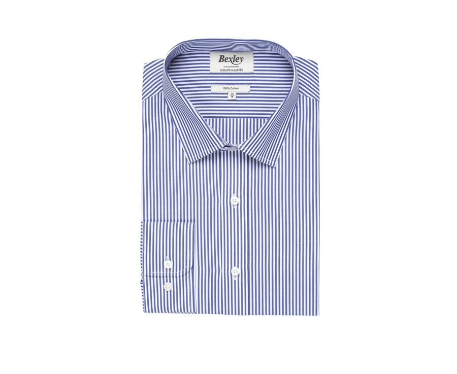 Chemise Maximilien Navy Blanc