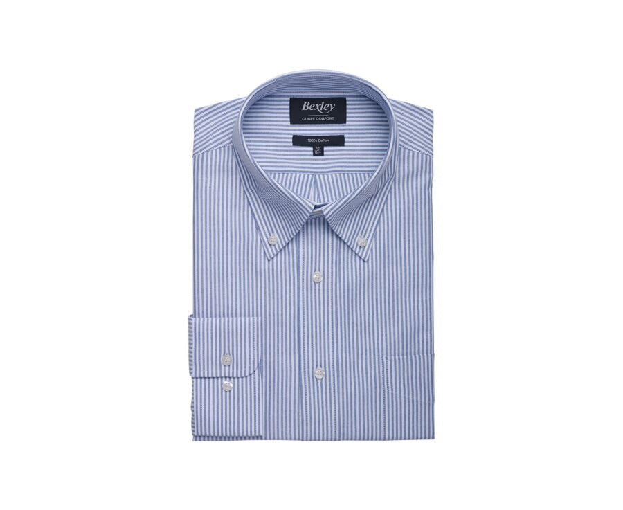 Chemise Kevon Navy Blanc