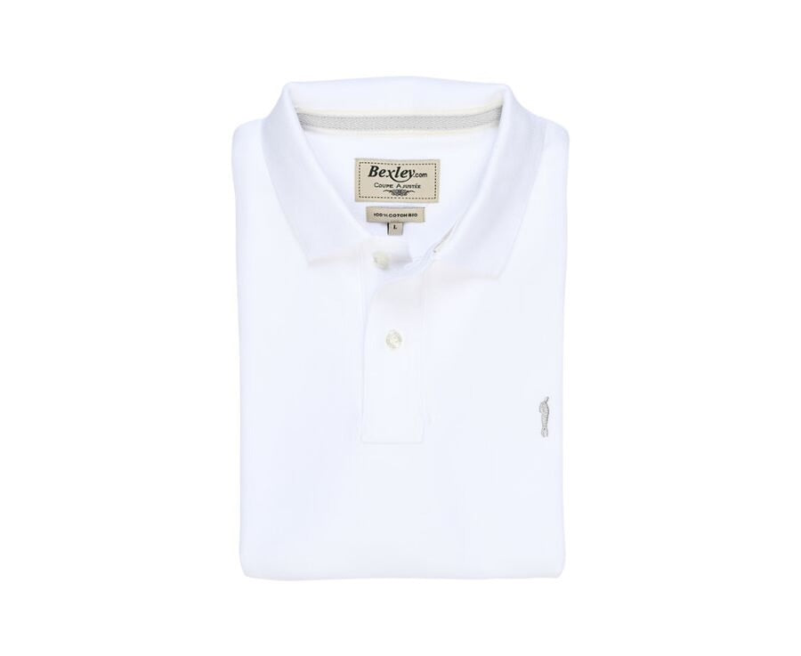 Polo homme -ANDY II Blanc - Coupe ajustée