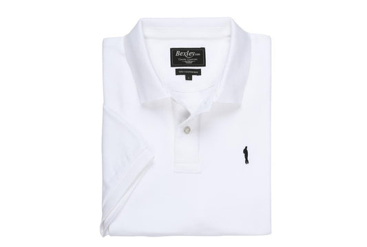 Polo Blanc homme - GARETH Coupe Confort