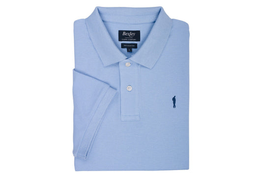 Polo homme Bleu ciel - Gareth- Coupe confort