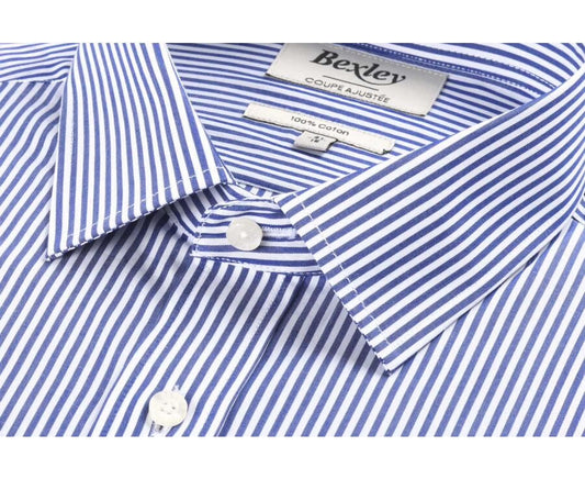 Chemise Maximilien Navy Blanc