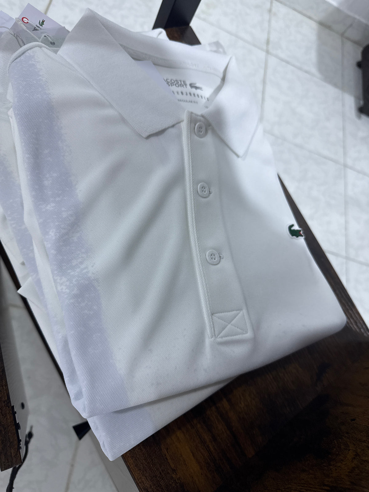 Polo Lacoste N.Djokovic - Blanc