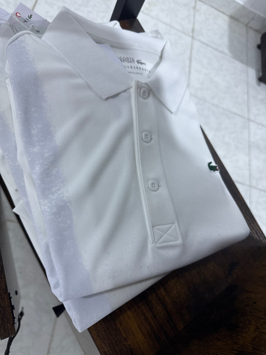 Polo Lacoste N.Djokovic - Blanc