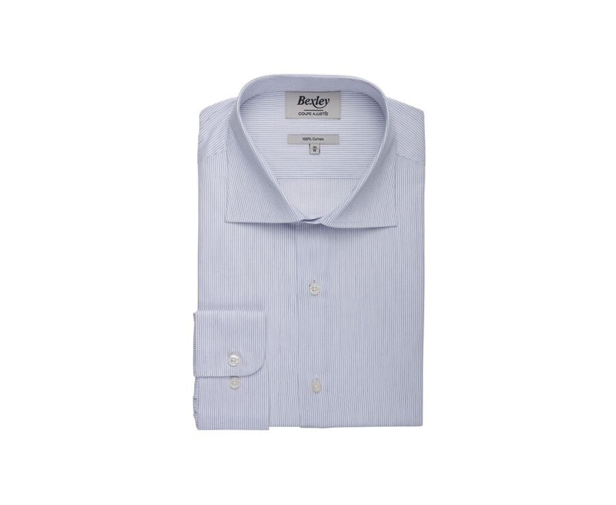 Chemise Santino Blanc Navy