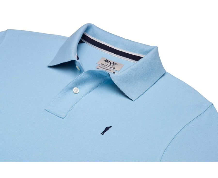 Polo homme -ANDY II Turquoise - Coupe ajustée