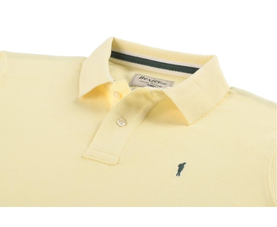 Polo Jaune Pale homme - ANDY II - Coupe ajustée - Bexley