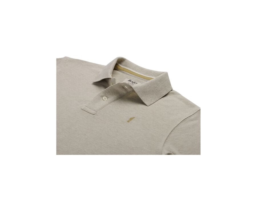 Polo Beige Chiné homme - ANDY II - Coupe ajustée - Bexley