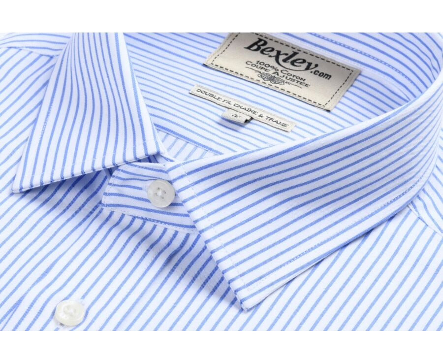 Chemise Geoffroy Blanc Bleu