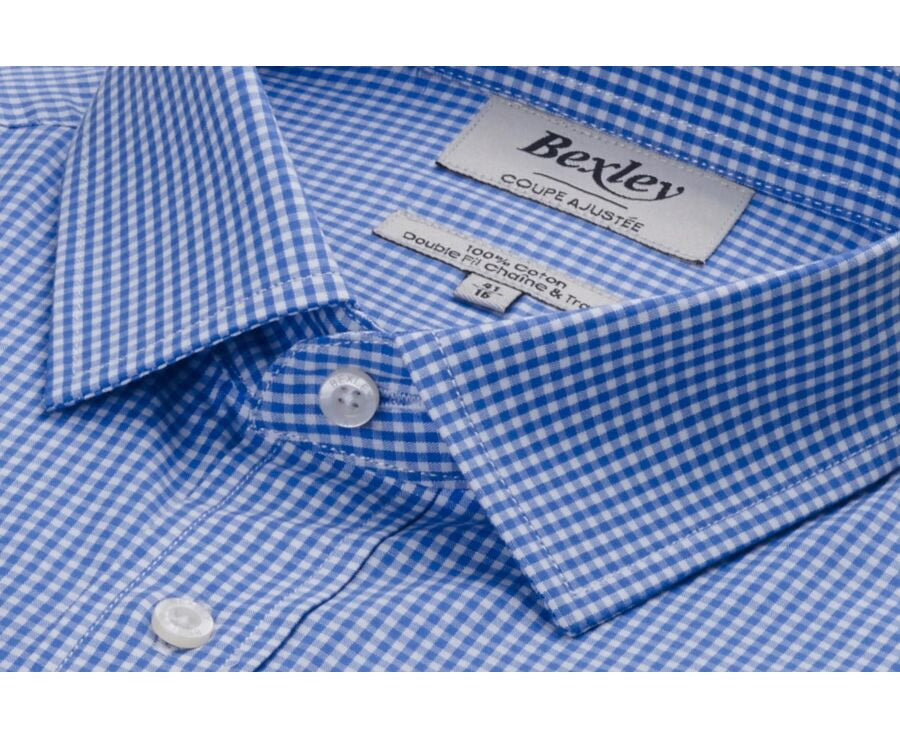 Chemise Valaire Bleu Clair Blanc