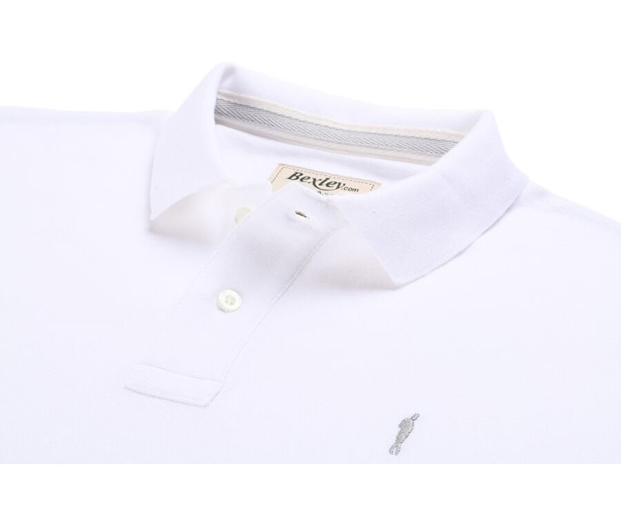 Polo homme -ANDY II Blanc - Coupe ajustée