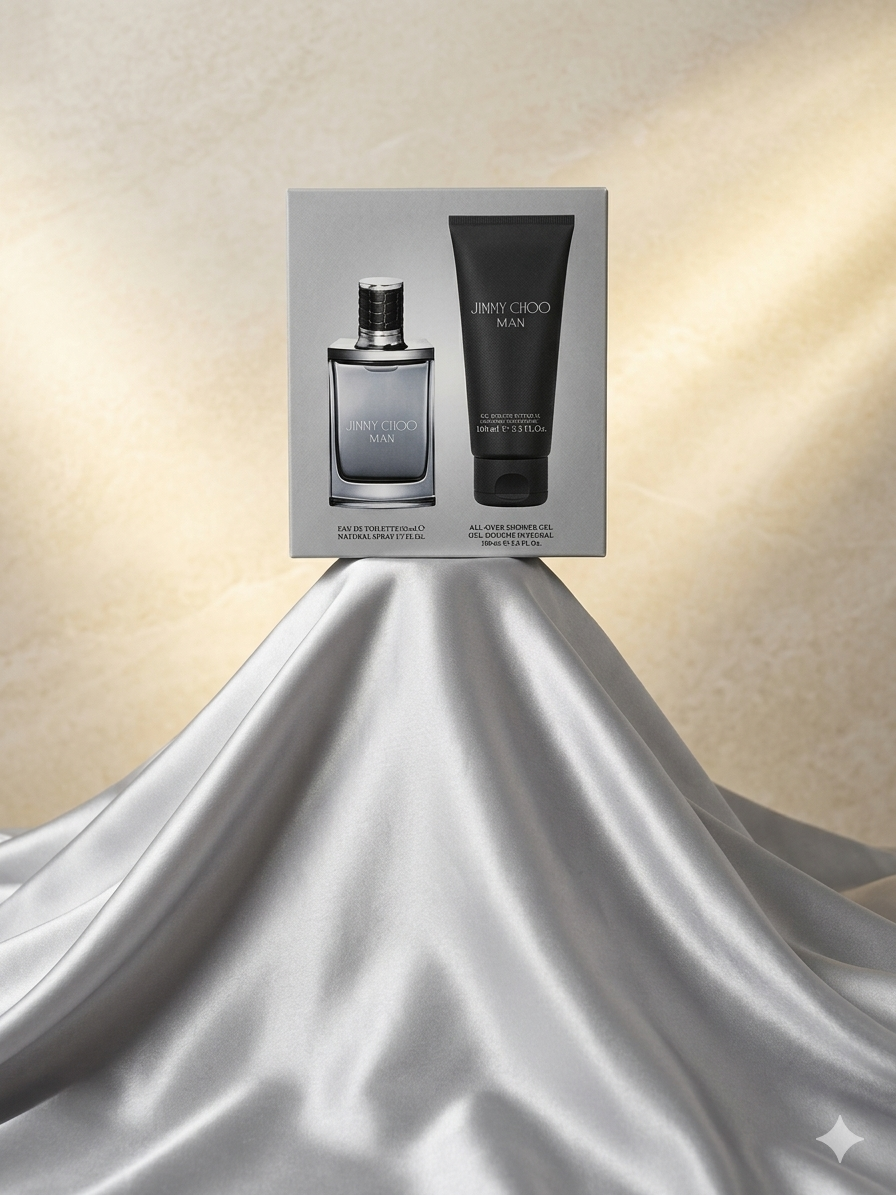 Coffret Jimmy Choo Man - EDT 50ml et gel douche 100ml pour Homme