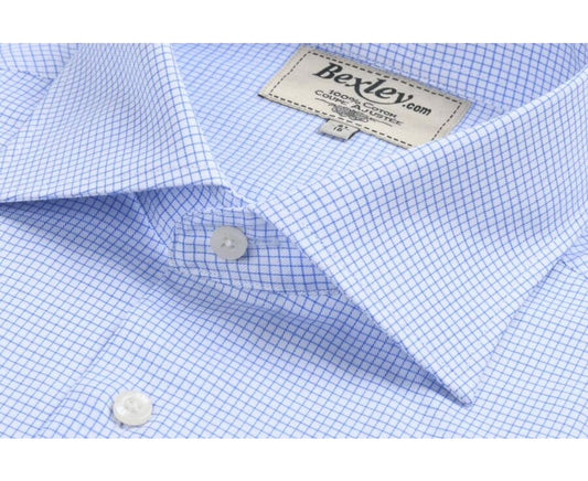 Chemise Salvatore Blanc Bleu