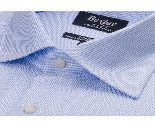 Chemise Savino Bleu Clair Blanc