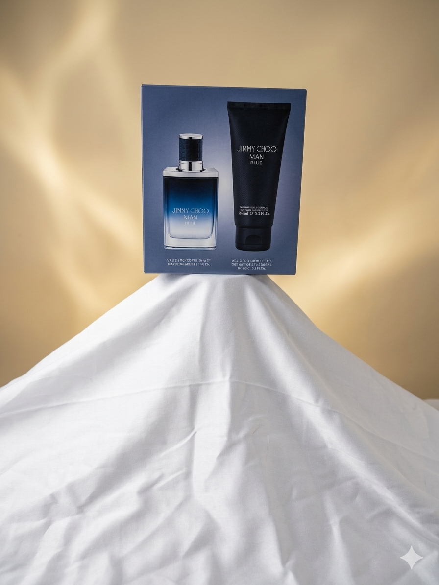 Coffret Jimmy Choo Man Blue - EDT 50ml et gel douche 100ml pour Homme