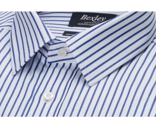 Chemise Noélien Blanc Navy
