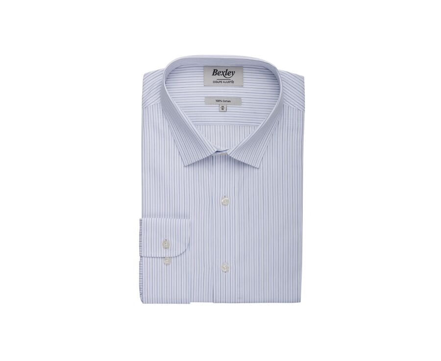 Chemise Clairemont Blanc Navy Bleu