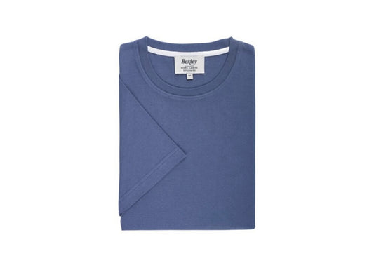 Tee-shirt coton bio uni Bleu Gris - EDGAR III -Bexley
